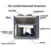 4.89KW Food Grade Air Cooled Industrial Ice Water Chiller with Motor & Pump for Cooling Systems