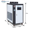 4.89KW Food Grade Air Cooled Industrial Ice Water Chiller with Motor & Pump for Cooling Systems