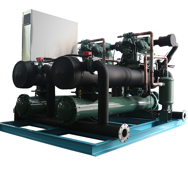 High Effective Semi-Hermetic Compressor Ice Water Chiller for Food Processing
